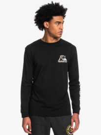 quiksilver, Rolling Circle 2022 - Long Sleeve T-Shirt for Men, BLACK (kvj0) Rolling Circle 2022 - Long Sleeve T-Shirt for Men EQYZT07052