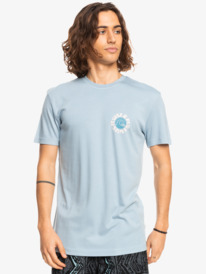 quiksilver, Sunburnt Daze 2022 - T-shirt pour Homme, ASHLEY BLUE (bhl0) Sunburnt Daze 2022 - T-Shirt for Men EQYZT07078