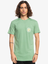 quiksilver, Sunburnt Daze 2022 - T-shirt pour Homme, LODEN FROST (gkt0) Sunburnt Daze 2022 - T-Shirt for Men EQYZT07078