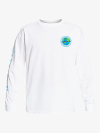 quiksilver, Ocean Made 2022 - Long Sleeve T-Shirt for Men, WHITE (wbb0) Ocean Made 2022 - Long Sleeve T-Shirt for Men EQYZT07083