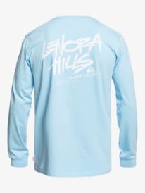 quiksilver, Quiksilver x Stranger Things Lenora - Longsleeve für Männer, AIRY BLUE (bfa0) Quiksilver x Stranger Things Lenora - Long Sleeve T-Shirt for Men EQYZT07182