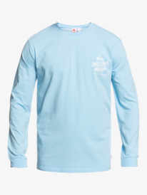quiksilver, Quiksilver x Stranger Things Lenora - Longsleeve für Männer, AIRY BLUE (bfa0) Quiksilver x Stranger Things Lenora - Long Sleeve T-Shirt for Men EQYZT07182