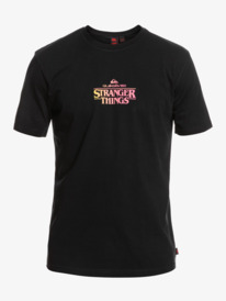 quiksilver, Quiksilver x Stranger Things - Camiseta para Hombre, BLACK (kvj0) Quiksilver x Stranger Things - T-Shirt for Men EQYZT07191