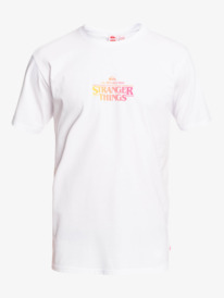 quiksilver, Quiksilver x Stranger Things - T-Shirt for Men, WHITE (wbb0) Quiksilver x Stranger Things - T-Shirt for Men EQYZT07191
