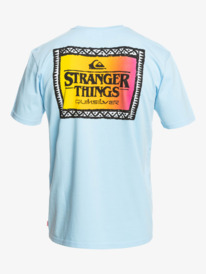 quiksilver, Quiksilver x Stranger Things Outsiders - T-Shirt für Männer, AIRY BLUE (bfa0) Quiksilver x Stranger Things Outsiders - T-Shirt for Men EQYZT07206