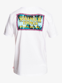 quiksilver, Quiksilver x Stranger Things Outsiders - T-Shirt für Männer, WHITE (wbb0) Quiksilver x Stranger Things Outsiders - T-Shirt for Men EQYZT07206