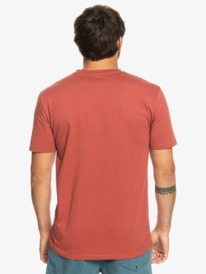 quiksilver, MW Mini Logo - T-Shirt für Männer, MARSALA (mpd0) MW Mini Logo - T-Shirt for Men EQYZT07215