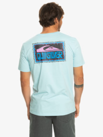 quiksilver, Warped Frames - T-Shirt für Männer, SKY BLUE (bgc0) Warped Frames - T-Shirt for Men EQYZT07224