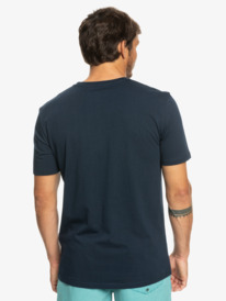 quiksilver, Circled Line - T-shirt para Homem, NAVY BLAZER (byj0) Circled Line - T-Shirt for Men EQYZT07228