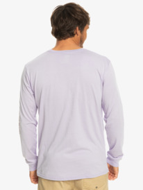 quiksilver, Omni Logo - T-shirt met Lange Mouwen voor Heren, PASTEL LILAC (pfm0) Omni Logo - Long Sleeve T-Shirt for Men EQYZT07233