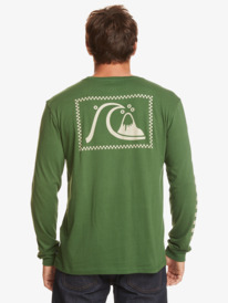 quiksilver, The Original - Longsleeve für Männer, GREENER PASTURES (gsg0) The Original - Long Sleeve T-Shirt for Men EQYZT07240