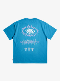 quiksilver, QS Connected T-shirt pour Homme, SNORKEL BLUE (brt0) QS Connected - T-Shirt for Men EQYZT07255