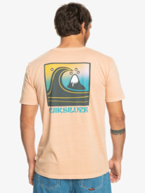 quiksilver, QS Bubble Stamp - Camiseta para Hombre, CAFE CREME (tjb0) QS Bubble Stamp - T-Shirt for Men EQYZT07258