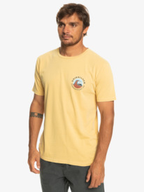 quiksilver, QS Bubble Stamp - Camiseta para Hombre, WHEAT (ygy0) QS Bubble Stamp - T-Shirt for Men EQYZT07258