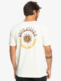 quiksilver, Sun Bloom - T-Shirt für Männer, BIRCH (wdw0) Sun Bloom - T-Shirt for Men EQYZT07261