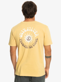 quiksilver, Sun Bloom - T-Shirt voor Heren, WHEAT (ygy0) Sun Bloom - T-Shirt for Men EQYZT07261
