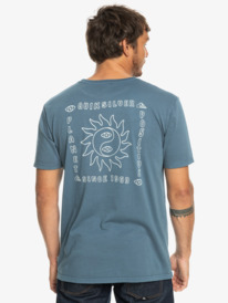 quiksilver, Planet Positive - T-Shirt voor Heren, BERING SEA (byg0) Planet Positive - T-Shirt for Men EQYZT07262