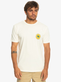 quiksilver, Planet Positive - T-Shirt for Men, BIRCH (wdw0) Planet Positive - T-Shirt for Men EQYZT07262