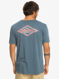 quiksilver, Quik Words - T-Shirt für Männer, BERING SEA (byg0) Quik Words - T-Shirt for Men EQYZT07263