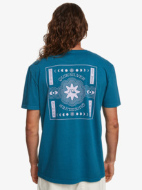 quiksilver, Qs Psyched - T-Shirt für Männer, MOROCCAN BLUE (bsg0) Qs Psyched - T-Shirt for Men EQYZT07332