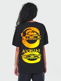 quiksilver, AVNIER Source Black Mire - T-Shirt Unisex, BLACK (kvj0) AVNIER Source Black Mire - T-Shirt Unisex EQYZT07682