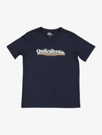 quiksilver, Boys 8-16 Between The Lines T-Shirt, NAVY BLAZER (byj0) BETWEEN THE LINES YOUTH SS UQBZT03321