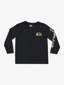 quiksilver, Boys 2-7 Storm Rider Long Sleeve T-Shirt, BLACK (kvj0) STORM RIDER LS UQKZT03348