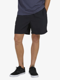 quiksilver, Mens Watermans Focus Elasticated Shorts, BLACK (kvj0) FOCUS EL WALKSHORT UQMWS03006