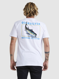 quiksilver, Mens Watermans Blue Dreams T-Shirt, WHITE (wbb0) BLUE DREAMS SS UQMZT03193