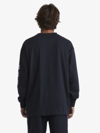 quiksilver, Stab x Quiksilver 2022 - Bio-Longsleeve für Männer, BLACK (kvj0) Stab x Quiksilver 2022 - Organic Long Sleeve T-Shirt for Men UQYKT03285