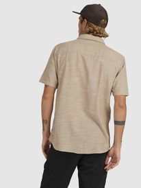quiksilver, No Lines Shirt - Camisa de Manga Corta para Hombre, JAVA (ctf0) No Lines Shirt - Short Sleeve Shirt for Men UQYWT03079
