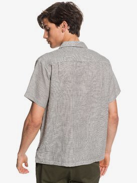 Waterman Fifties Micro - Short Sleeve Hemp Shirt  EQMWT03300