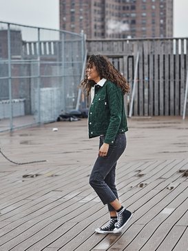 Quiksilver Womens - Cropped Loose Fit Jeans for Women  EQWDP03002