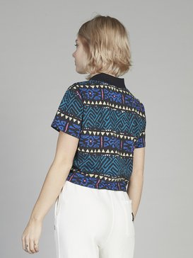 Quiksilver Womens - Boxy Short Sleeve Polo Shirt for Women  EQWKT03016