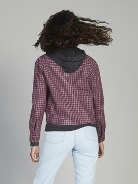 Quiksilver Womens - Long Sleeve Zip-Up Shirt for Women  EQWWT03012