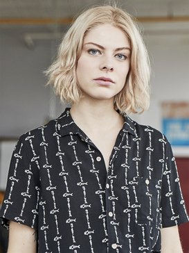 Quiksilver Womens - Short Sleeve Camp Shirt for Women  EQWWT03014