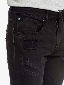 Distorsion Stranger Black - Slim Fit Jeans for Men  EQYDP03384