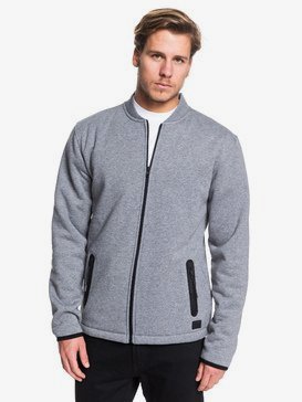 Kurow Sherpa - Zip-Up Sherpa-Lined Bomber for Men  EQYFT04006