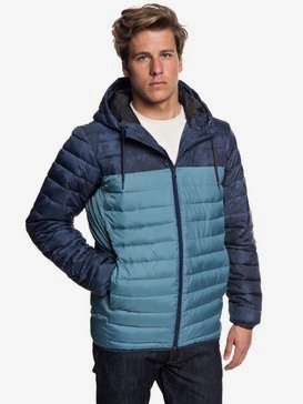 Scaly Block - Water-Resistant Puffer Jacket for Men  EQYJK03426