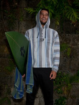 Neo Blue - Flannel Hoodie for Men  EQYJK03465