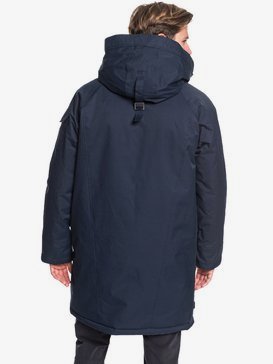 Kayapa - Longline Water-Repellent Hooded Jacket for Men  EQYJK03508