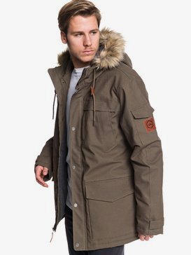 Storm Drop 5K - Waterproof Hooded Canvas Parka for Men  EQYJK03510