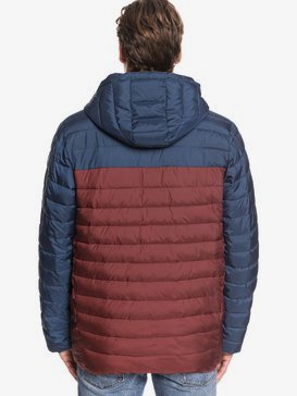 Scaly Block - Hooded Puffer Jacket for Men  EQYJK03528