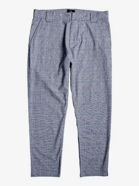 The Originals - Tapered Cropped Check Trousers for Men  EQYNP03174