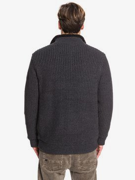 Boketto - Sherpa Lined Zip-Up Mock Neck Jumper for Men  EQYSW03224