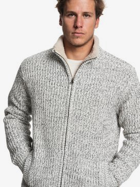 Boketto - Sherpa Lined Zip-Up Mock Neck Jumper for Men  EQYSW03224