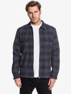 Bitter Springs - Long Sleeve Zip-Up Overshirt for Men  EQYWT03873