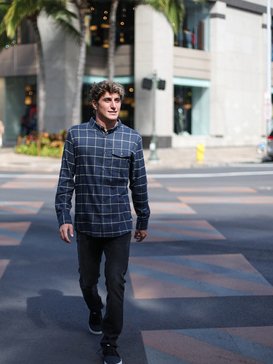 Toxic Blue - Long Sleeve Shirt for Men  EQYWT03877