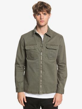 The Over Zip - Long Sleeve Zip-Up Overshirt  EQYWT03972