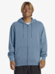 Sweat à Capuche Quicksilver Vintage - Homme Taille XL - Gris - 1/4 Zip - Années 90/Y2K